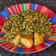 Slow-Cooked Peas with tomato and herbs