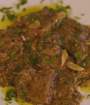 Soffrito - Tangy Sliced Beef in Vinegar-Parsley Sauce