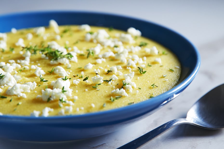 Poulenta Ionian Polenta Mediterranean Diet, Healthy Greek & Blue