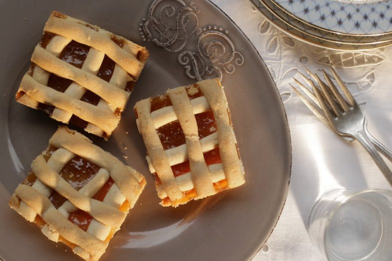 Greek Jam LatticeTop Tart Pasta Flora Dessert Recipe