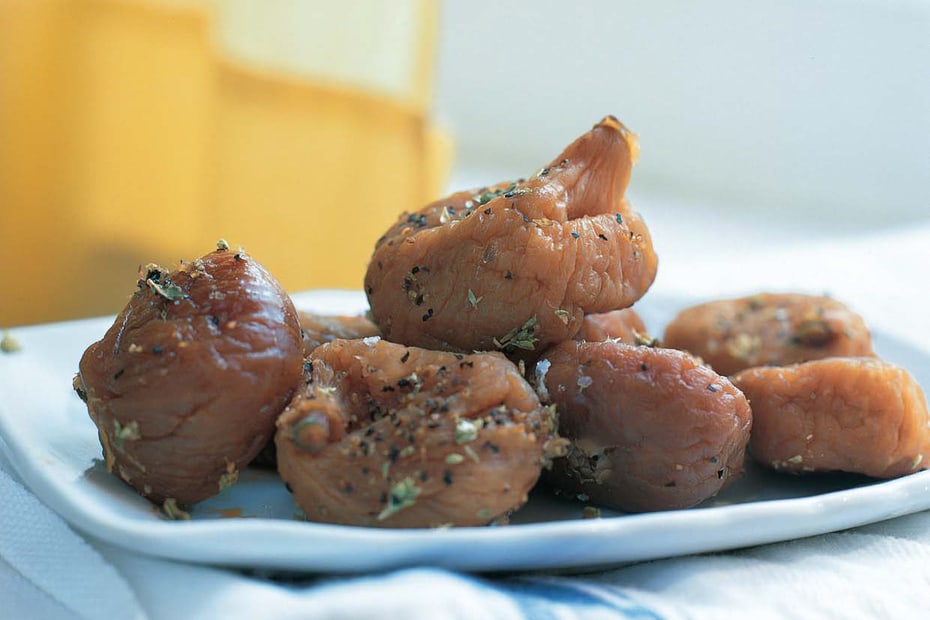 Poached Kalamata Figs
