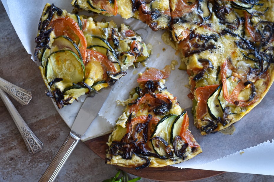 Greek Briam Baked with Eggs