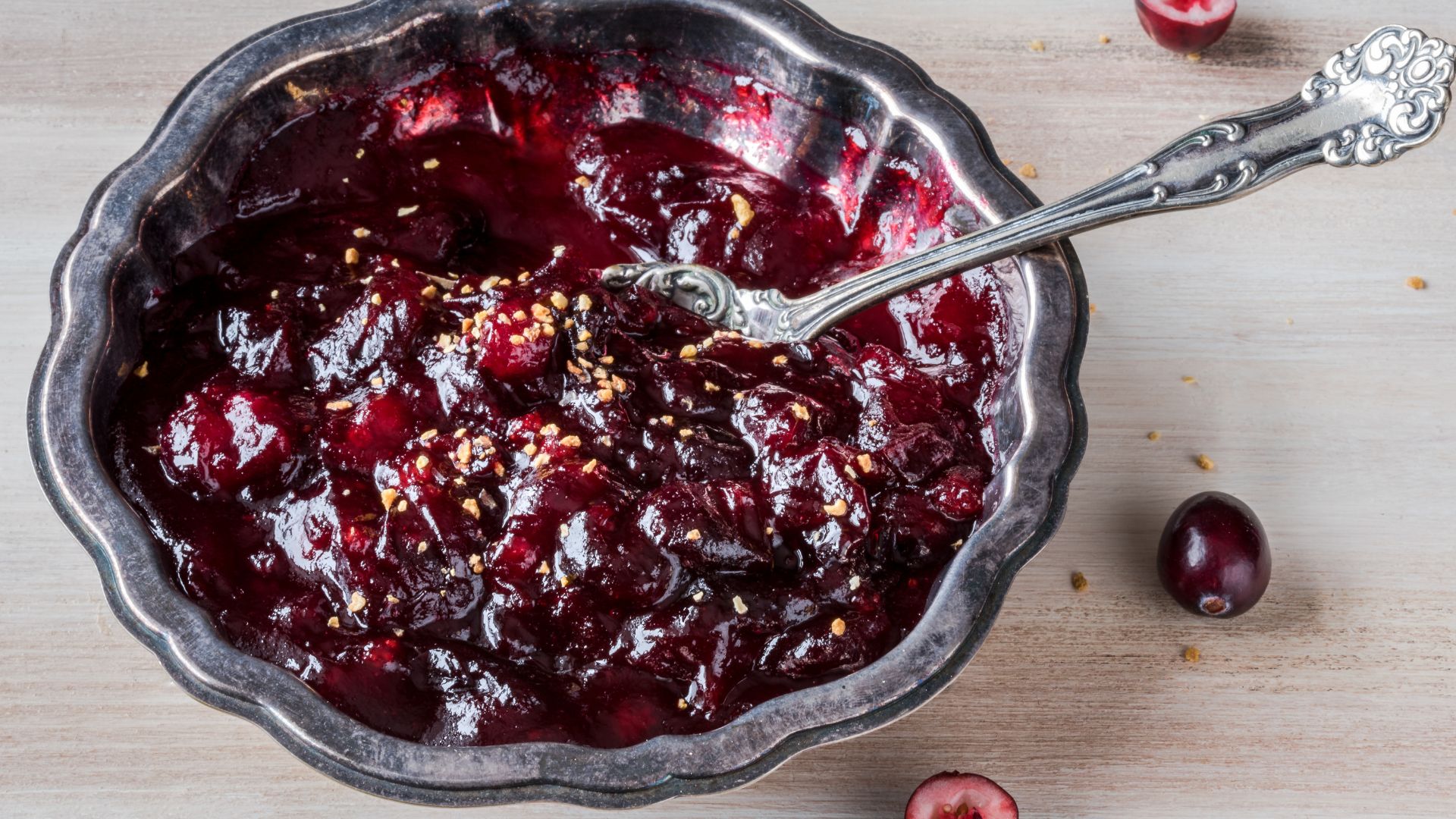 Cranberry Sauce with Greek Flavors