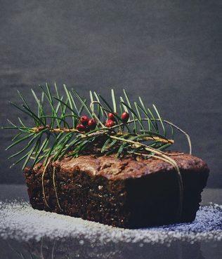 Chocolate – Olive Oil Fruit Cake