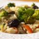 warm orzo pilaf with broccoli