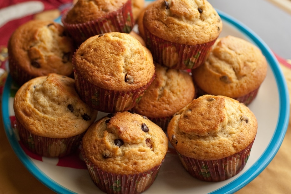 Cornmeal muffins with sea buckthorn