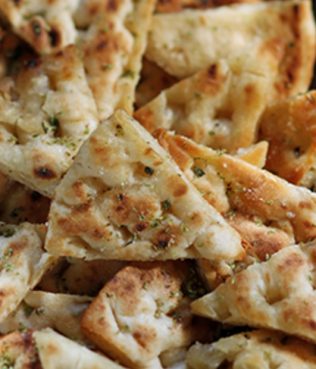 Mediterranean (heart healthy) Home-Made Pita Chips