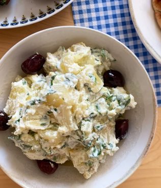 Potato Salad With Greek Yogurt – Herb Mayo