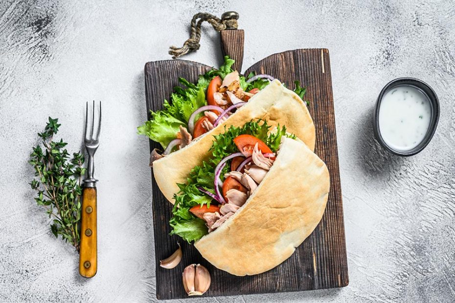 Homemade Chicken Gyro