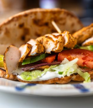Homemade Chicken Gyro
