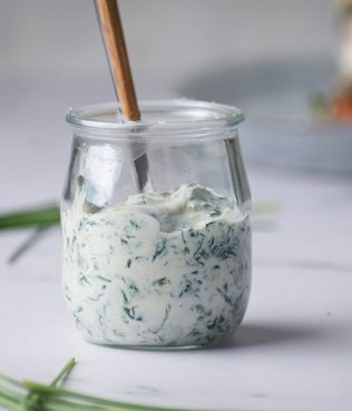 Spinach or Swiss Chard Yogurt Spread