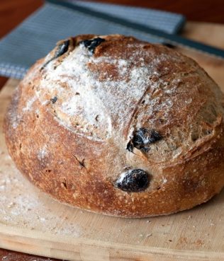 Whole Wheat – Kalamata Olive Bread