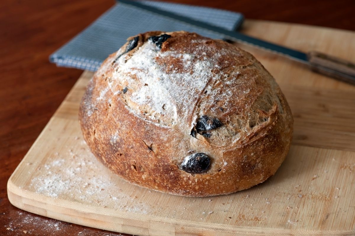 Whole Wheat Kalamata Olive Bread Recipe Diane Kochilas