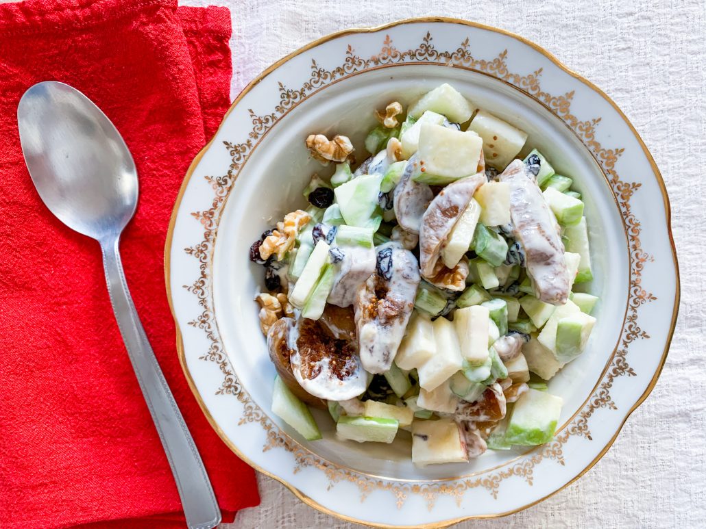 Waldorf Salad with a Greek Figs