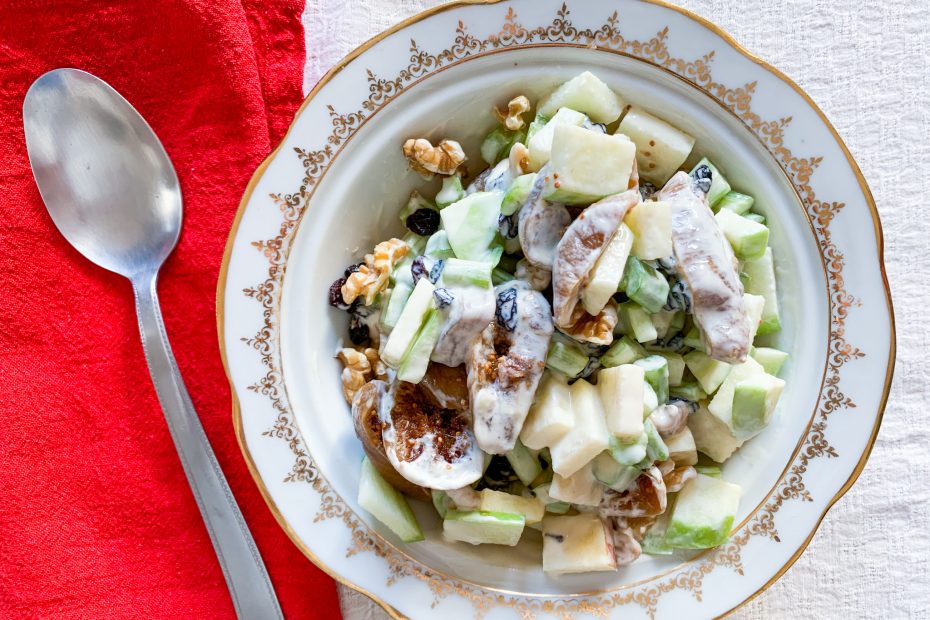 Waldorf Salad with a Greek Figs