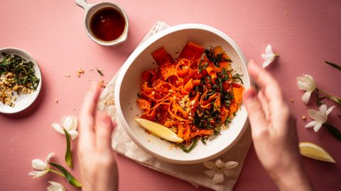 Spiced Raw Carrot Salad Recipe