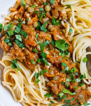 Lentil Bolognese