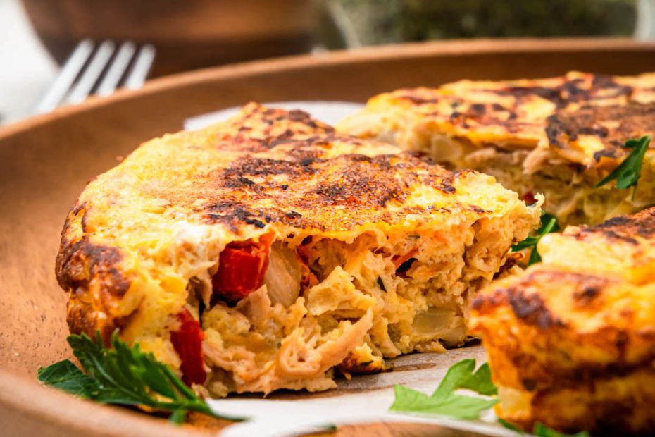 Tuna And Roasted Red Pepper Tortilla