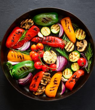 MEDITERRANEAN WARM GRILLED VEGETABLE SALAD