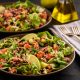 WILD RICE SALAD WITH GREENS AND PAPAYA