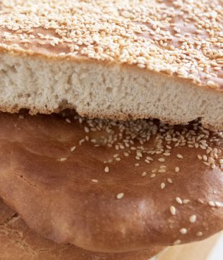 Lagana (Flat, Wide Lenten Bread)