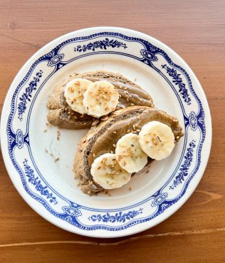 Tahini-Honey Toast