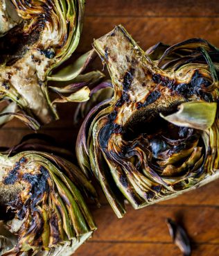 Greek-style Grilled Artichokes