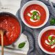 TOMATO SOUP WITH BULGUR AND YOGURT