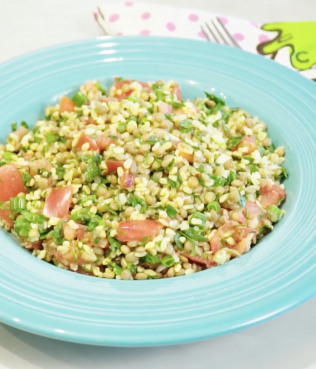 Lentil-bulgur Salad with Parsley and Hot Peppers