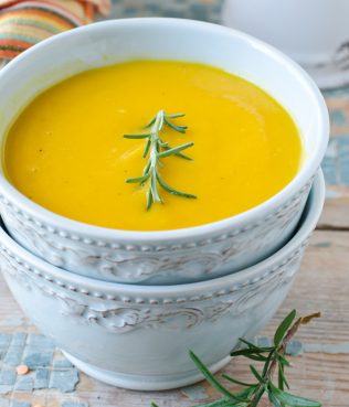 Spiced Carrot – Tahini Soup