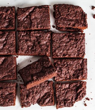 Sweet Potato Brownies with Greek Honey