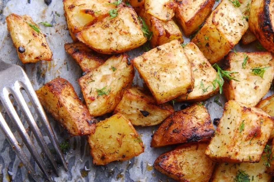 Greek Yiayia's Roasted Potatoes