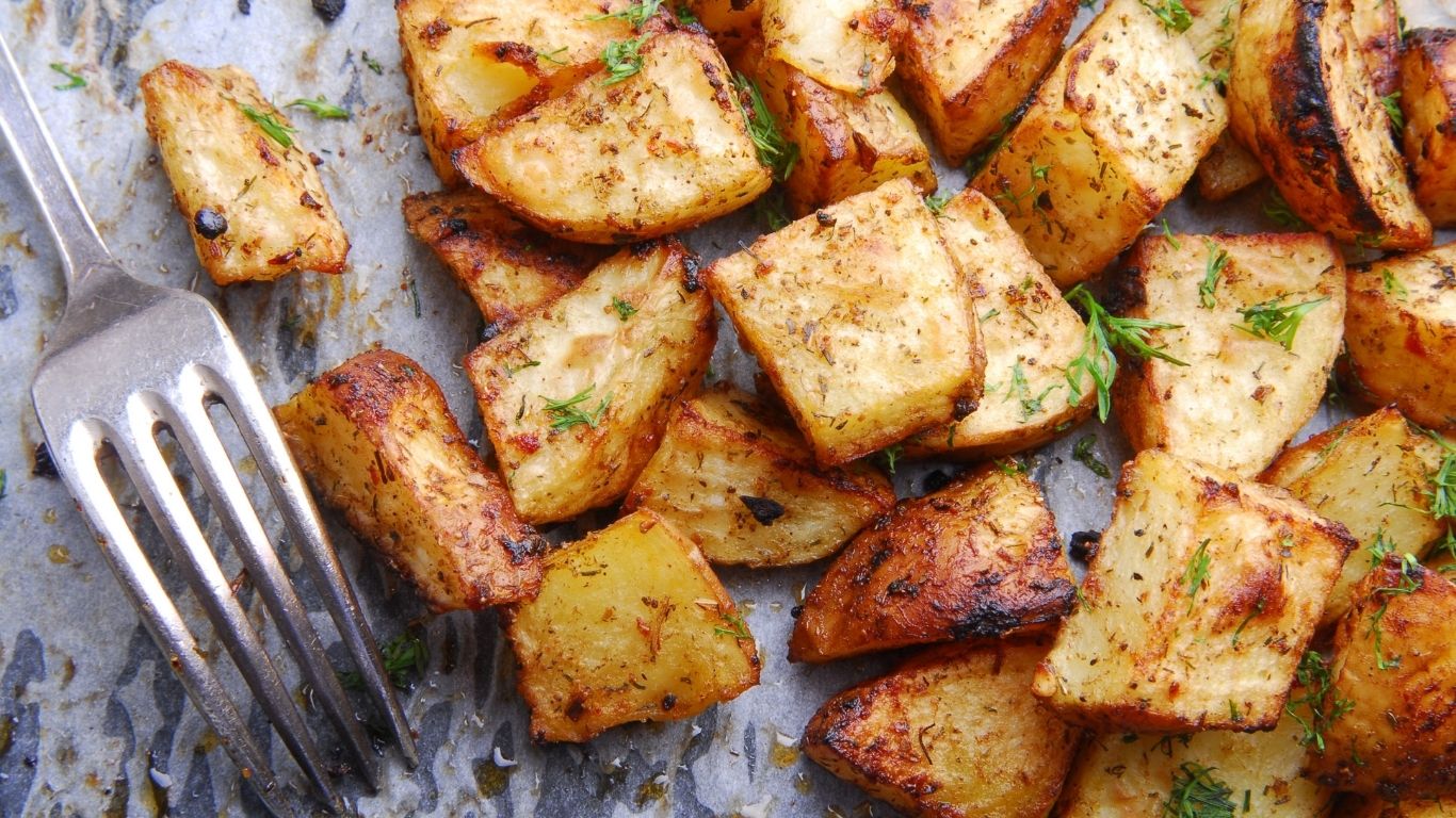 Greek Yiayia's Roasted Potatoes