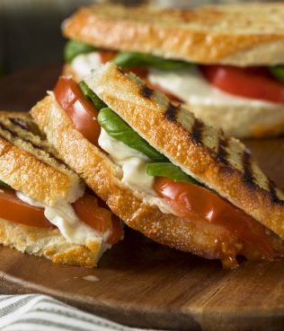 Caprese Grilled Cheese