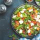 Grilled Peach Arugula Salad With Toasted Hazelnuts And Feta