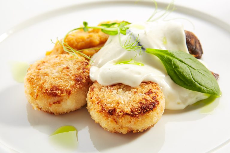 Halibut Cakes with thick Greek Yogurt Diane Kochilas