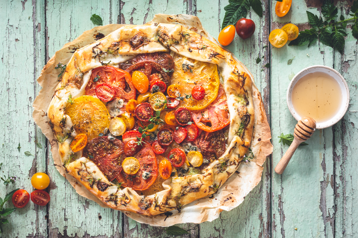 Heirloom Tomato Galette