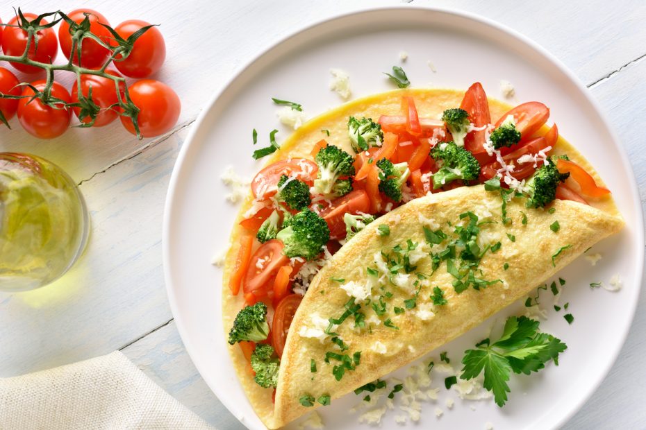 Omelet With Tomatoes