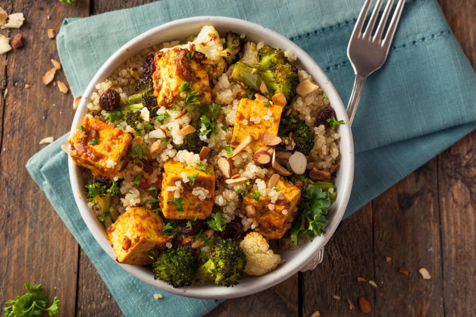 Tofu Vegetable Salad