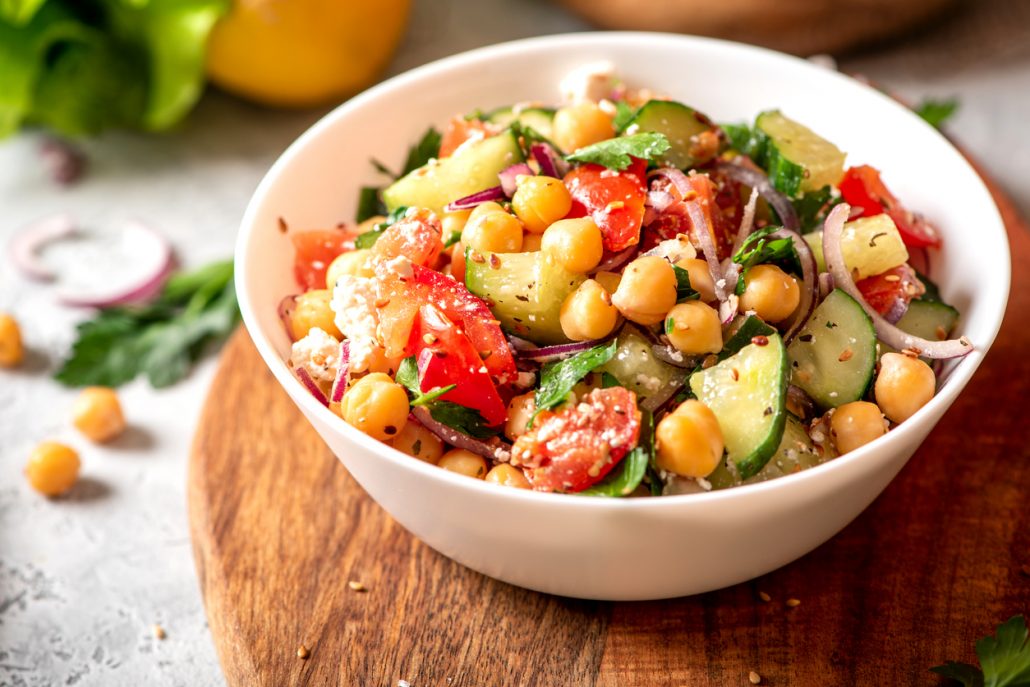 Recipe for Chickpea Greek Salad Diane Kochilas