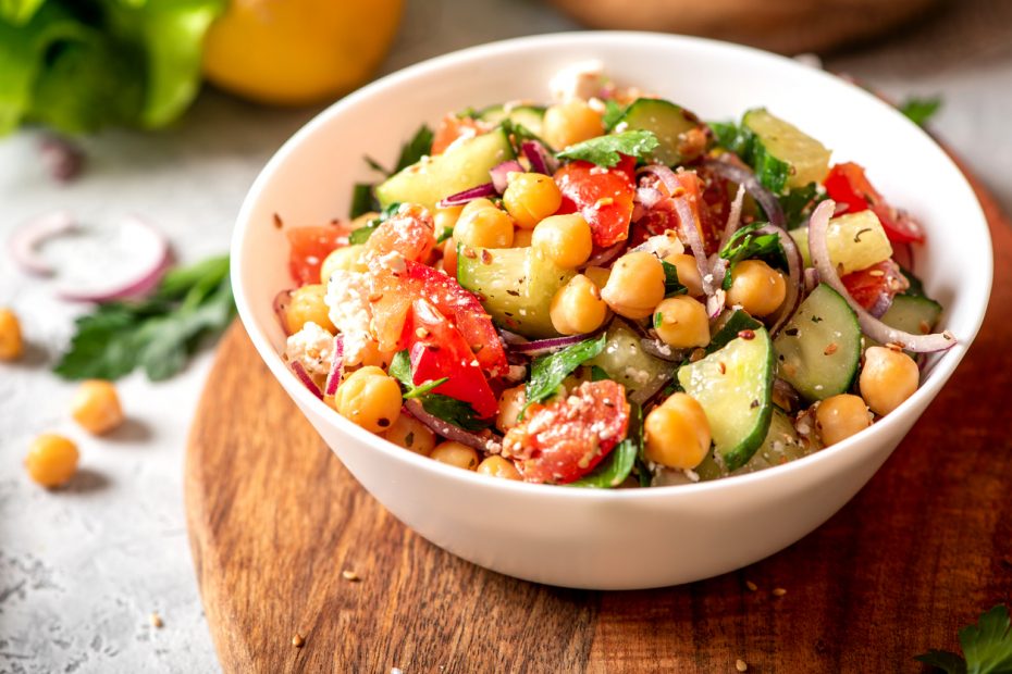 Chickpea Greek Salad