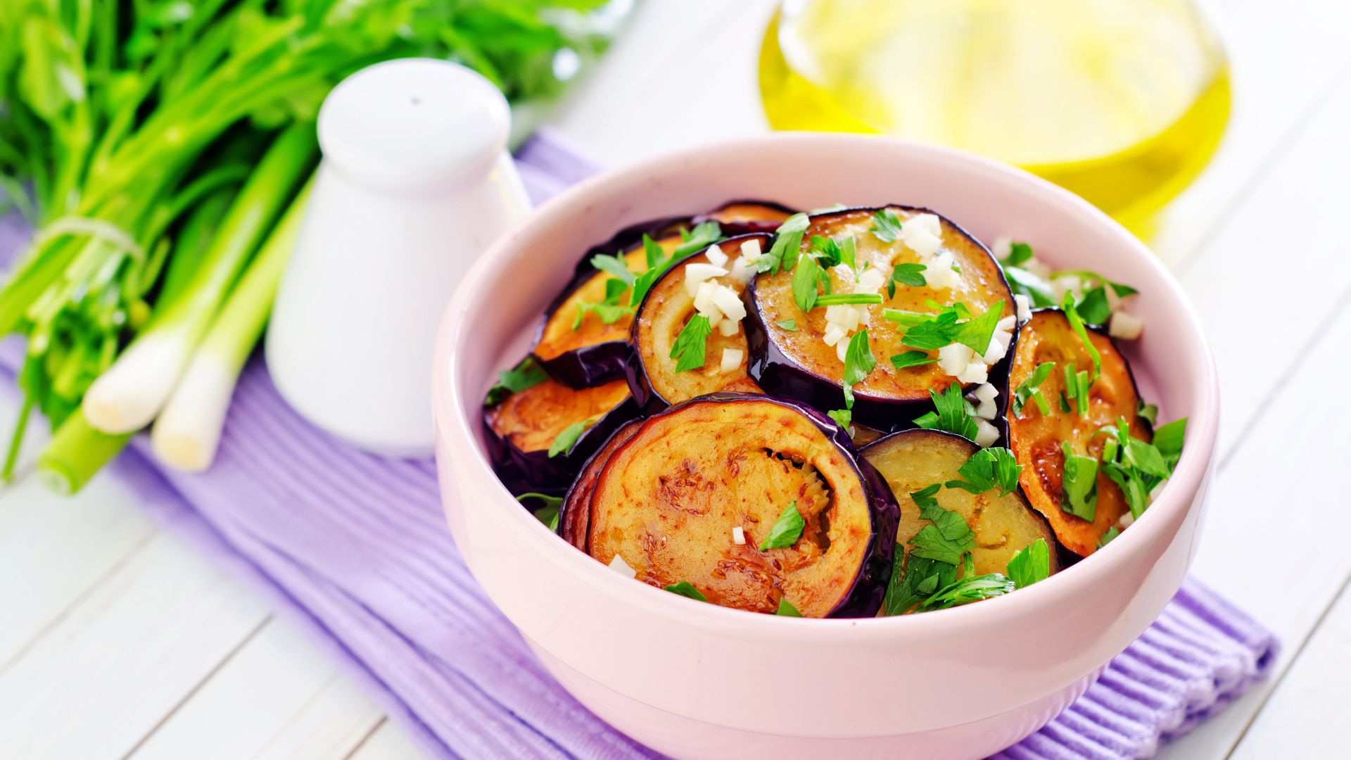 Panfried Eggplant with Crumbled Feta-image