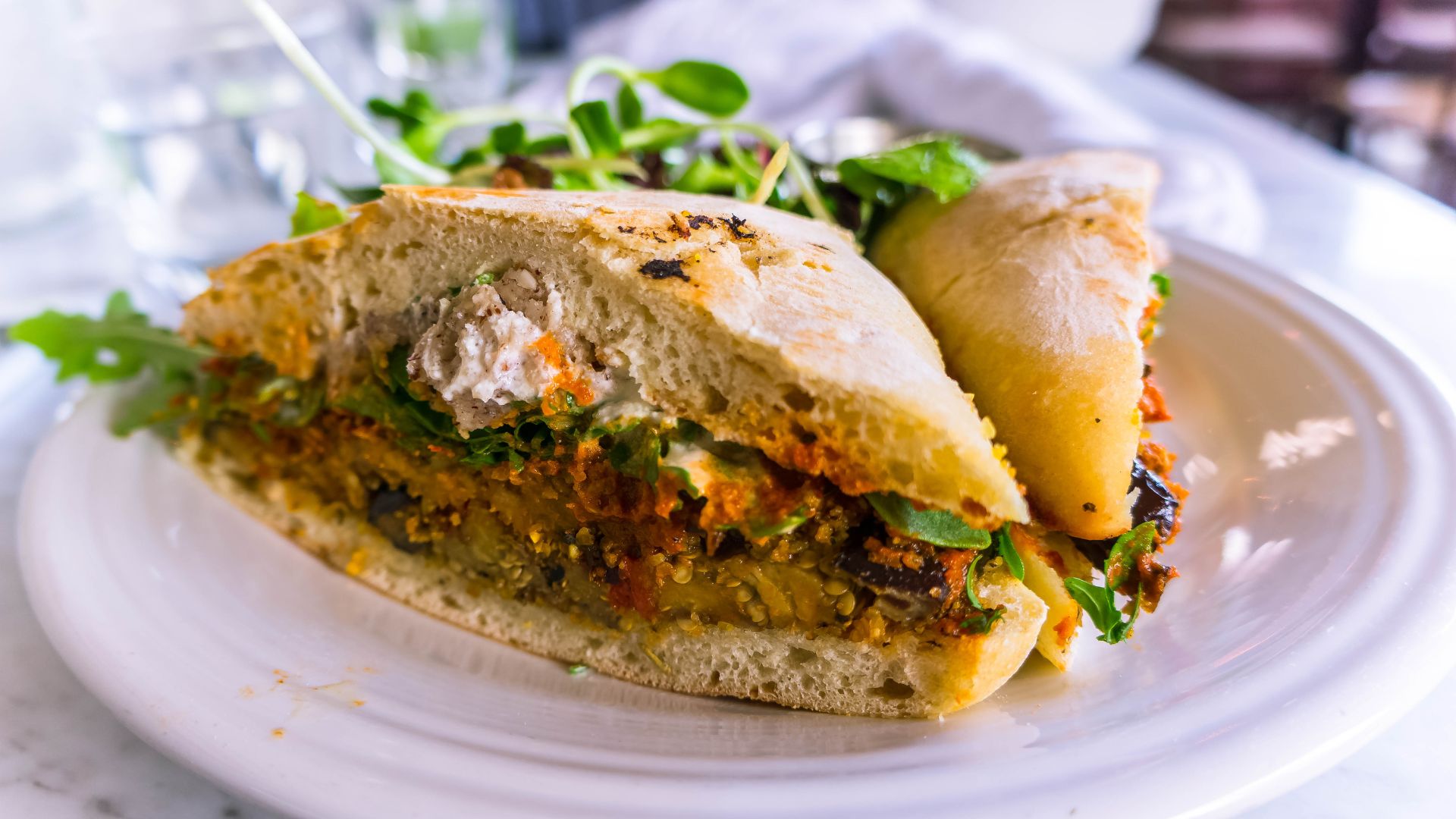 GRILLED EGGPLANT PANINI-image