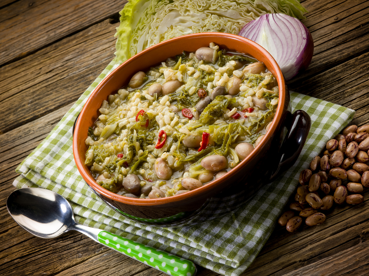 Savoy Cabbage Bean Soup-image