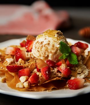 Crispy Phyllo Sundae