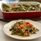 Baked Green Beans with Baked Feta