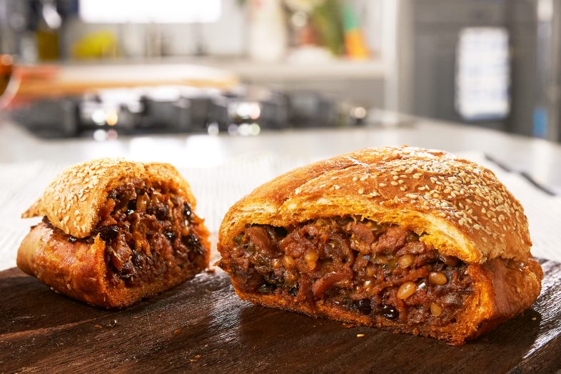 Spicy Gyro Baked In Bread