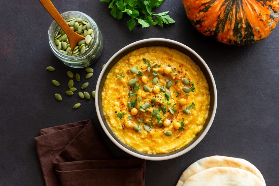 Recipe for Pumpkin Seed Hummus by Diane Kochilas