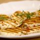 Grilled halloumi with greek honey.