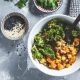 Vegan Chickpea Stew with sweet potato and kale